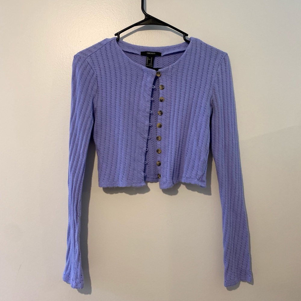 forever 21 periwinkle top